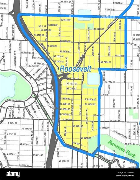 Roosevelt map hi-res stock photography and images - Alamy