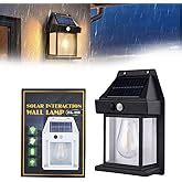 Eloxee Solar Wall Lights Outdoor, Wireless Dusk to Dawn Porch Lights ...