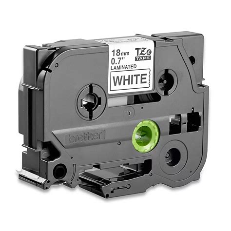 Brother® P-Touch® TZe Tape - Black on White, 3/4" S-16117 - ULINE