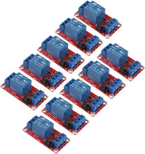 Buy ACEIRMC 10pcs 12v Relay Board for Raspberry Arduino Relay Module 1 ...