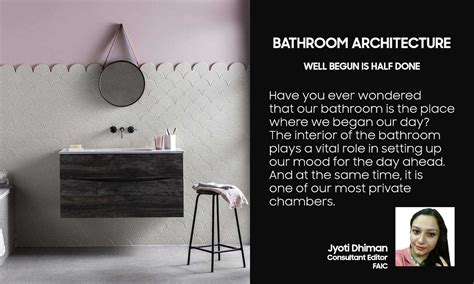Bathroom Architecture – Well begun is half done