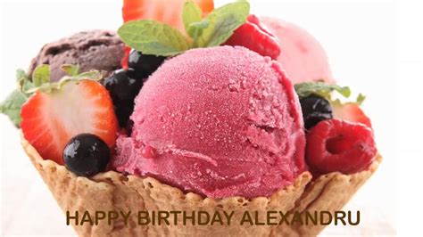 Alexandru Ice Cream & Helados y Nieves - Happy Birthday - YouTube