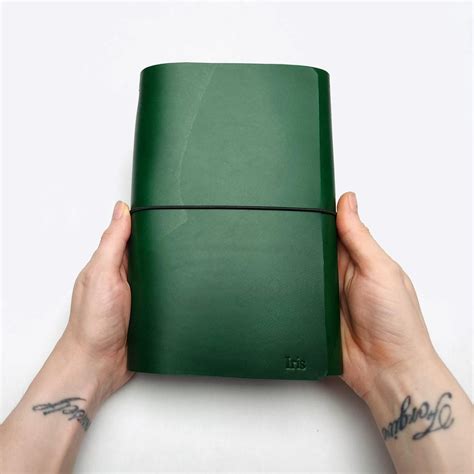 Trifold Leather Journal for Pocket, A6, B6, A5, Standard, B5 or A4 ...