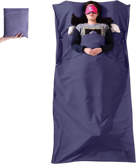 Amazon.com: Azarxis Sleeping Bag Liner, Adult Sleep Sack Travel Sheets ...