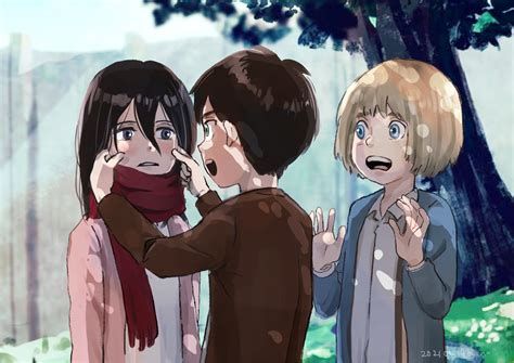 Young Mikasa And Eren