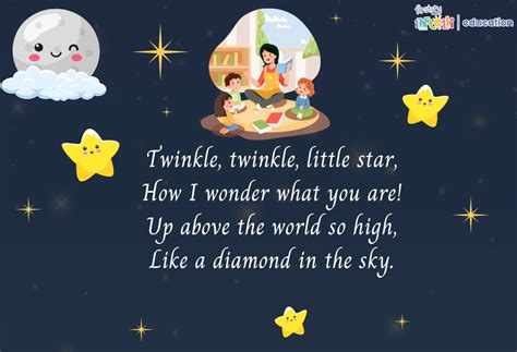 Twinkle, Twinkle, Little Star | Nursery Rhyme For Kids With Lyrics