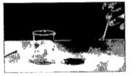 A small amount of a substance X is taken in a beaker and dilute ...