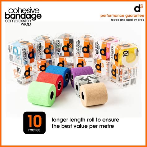 Cohesive Bandage 50mm x 10m Compression Wrap - Grey Camo - 1 Roll D3 ...