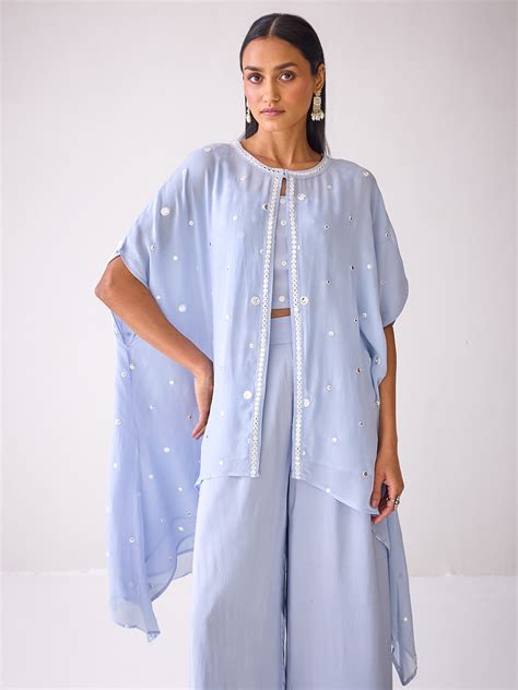 Mirror Embroidered Overlay