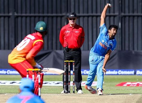 IndvsZim: Jasprit Burah packs Zimbabwe for 123 in third ODI - Photos ...
