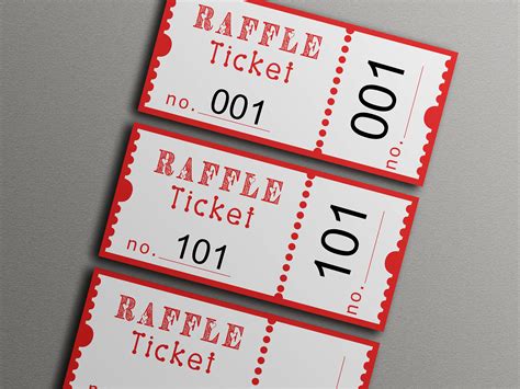 Raffle Ticket Print Australia - Worksheets Library