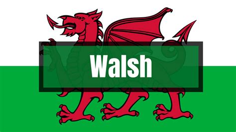The top 10 IRISH SURNAMES that are actually WELSH