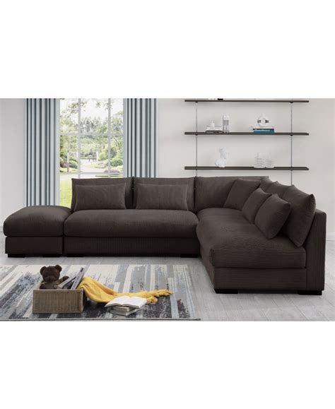New! Ultra Plush Sectional Sofa, Deep Seating Couch, Sectional, gray ...