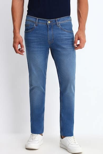 Buy Men Blue Super Slim Fit Light Wash Jeans Online - 39725741 | Allen ...