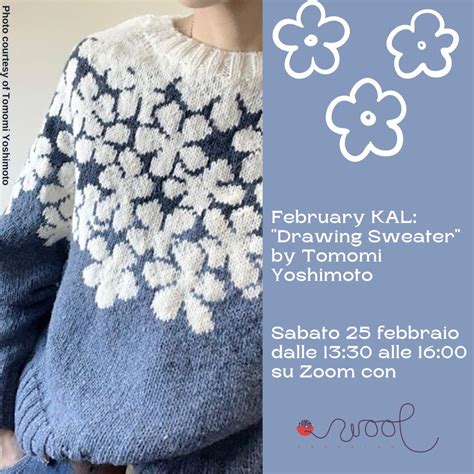 February KAL: “Drawing Sweater” by Totomi Yoshimoto – Wool Crossing