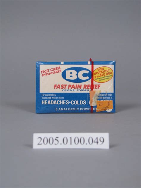 BC Analgesic Powders | National Museum of American History