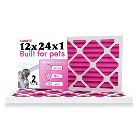 12x24x1 Air Filter by Colorfil | Color Changing Filters Designed for ...