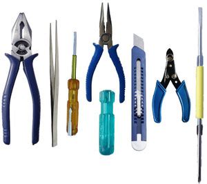 Jiya S845 TOOLS - PILER I WIRE CUTTER I NOSE PILER I SCREWDRIVER I ...