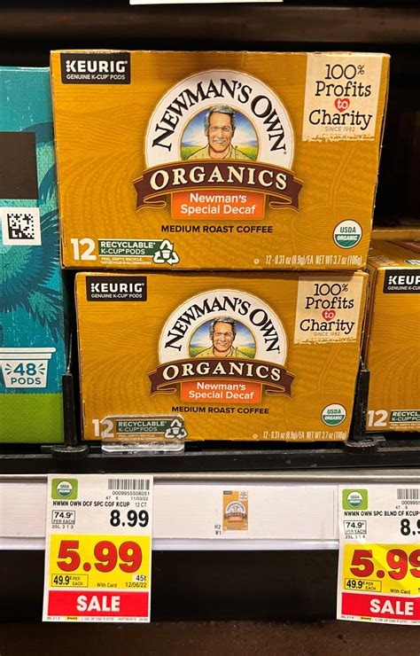 Newman's Own Coffee Pods as low as $3.49! - Kroger Krazy