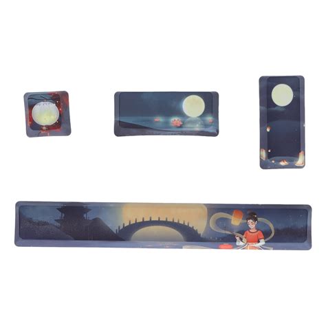 Buy Tebru Anime Keycaps,4Pcs Custom Keycaps Comfortable Feel Color ...