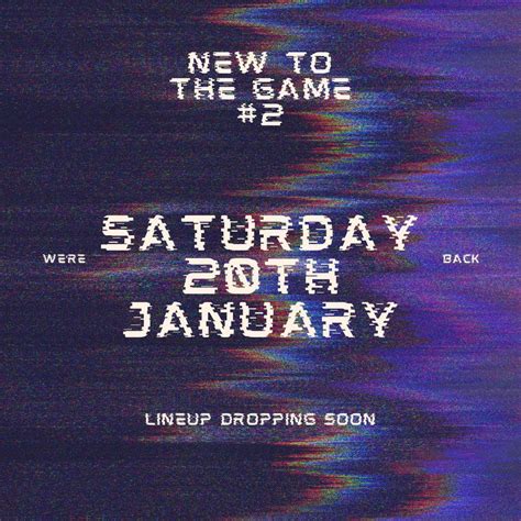 New To The Game #002, Roots And Grooves, Colchester, January 20 to ...