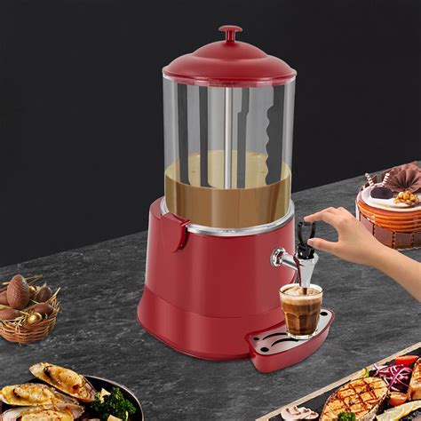 Miumaeov 10L Commercial Hot Chocolate Dispenser, 400W Electric Heater ...