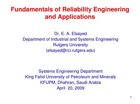 Reliability engineering Applications and Examples 的图像结果