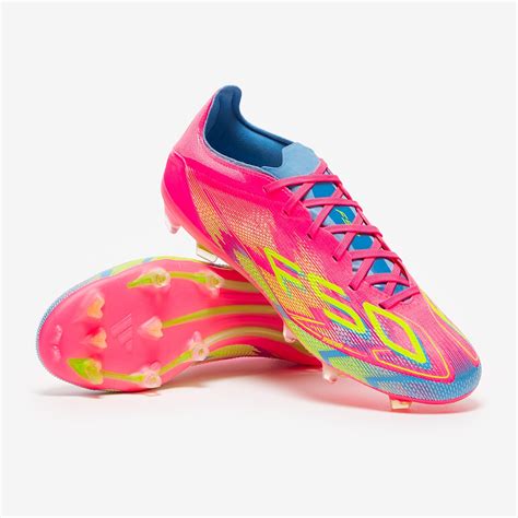adidas F50 Pro Firm Ground - Lucid Pink/Lucid Lemon/Blue Fusion - Adult ...