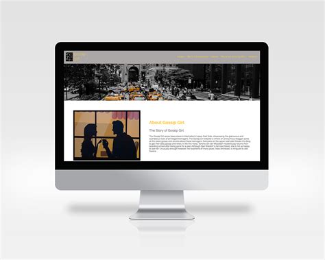 Gossip Girl Website :: Behance
