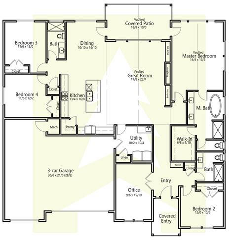 The Shasta Floor Plan — Cedar Ridge Homes