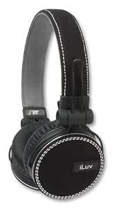 ReF by iLuv - Canvas Fabric Exterior On-Ear Headphones with Incredibly ...
