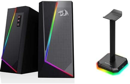 Redragon GS520 Anvil RGB Desktop Speakers, 2.0 Channel PC Computer ...
