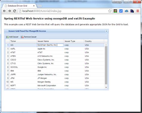 Image result for ExtJS Spring
