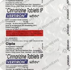 Stugeron Tablet: Uses, Side Effects, Price, Dosage & More Info - PharmEasy