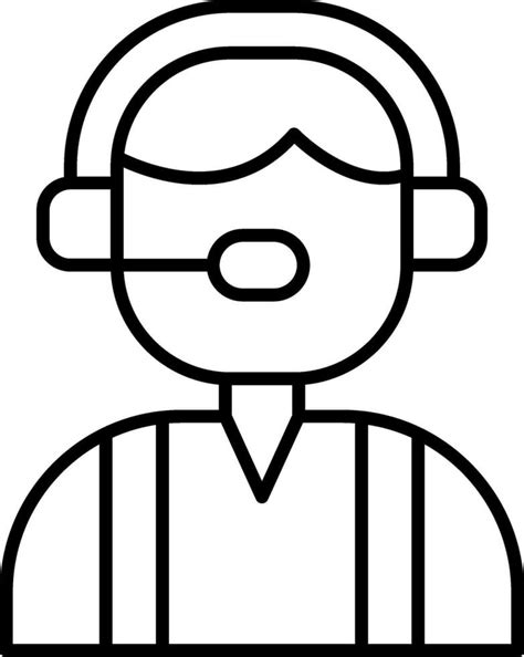 Customer Service Line Drawing Icon 的图像结果