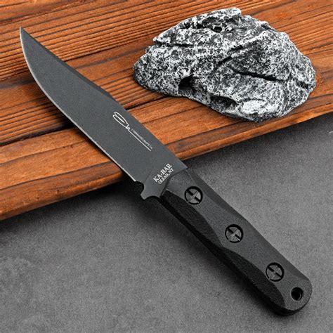 9-2-inch-Military-Tactical-Knife-with-Scabbard-1095CroVan-Steel-Outdoor ...