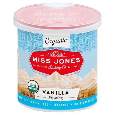 Miss Jones Organic Vanilla Frosting - Shop Icing & Decorations at H-E-B