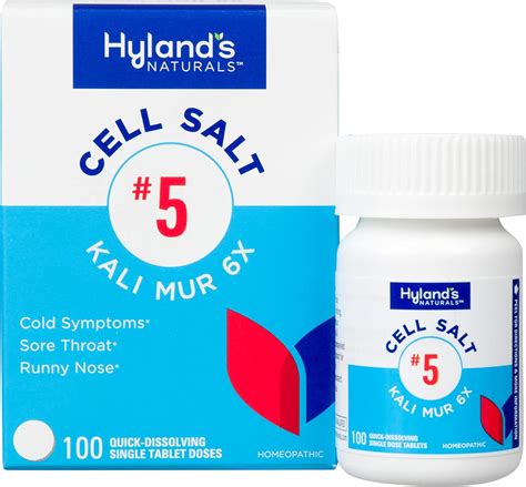 Amazon.com: Hyland's No. 5 Cell Salt Kali Mur 6X Tablets, Cold Medicine and Sore Throat Relief ... - what cures sore throat quick