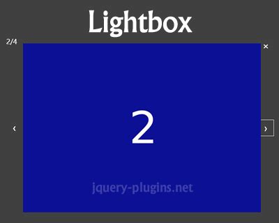 Lightbox Script 的图像结果