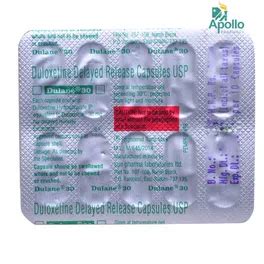 Dulane 30 Capsule | Uses, Side Effects, Price | Apollo Pharmacy