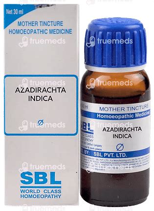 Sbl Azadirachta Indica Mother Tincture 30 Ml - Uses, Side Effects ...