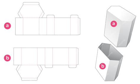 Tall Rectangle Box Template