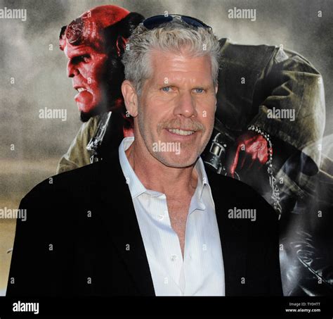 Ron Perlman, a cast member in the motion picture sci-fi comedy fantasy ...