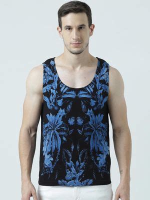 Buy Huetrap Mens Round Neck Sleeveless Tank T-Shirt Online