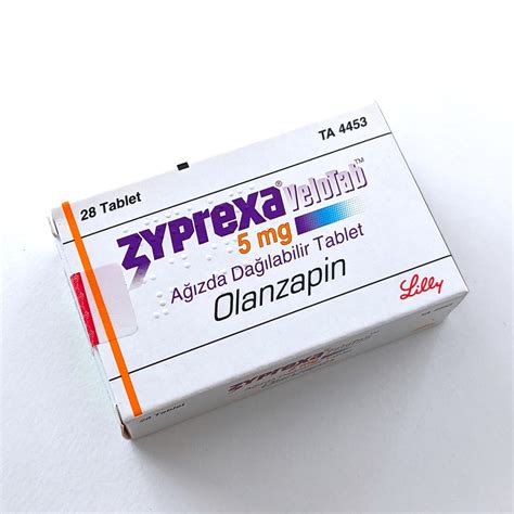 Imported Lilly's Zyprexa Velotab 5mg (Olanzapine) for sale in Pakistan