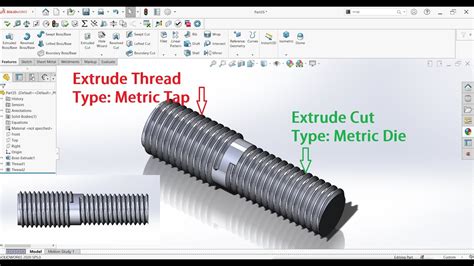 Thread in SolidWorks 的图像结果