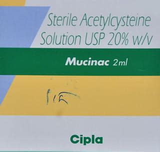 Mucinac 20% Solution For Inhalation: Uses, Side Effects, Price, Dosage ...