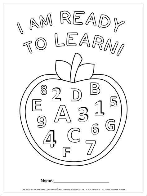 Kindergarten School Coloring Pages
