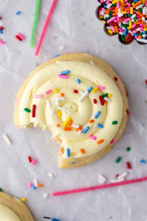 Crumbl Birthday cake cookies with Sprinkles - Lifestyle of a Foodie