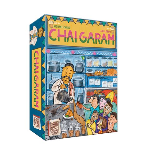 CHAI GARAM | Modern Indian Strategy Board Game – MOZAIC GAMES